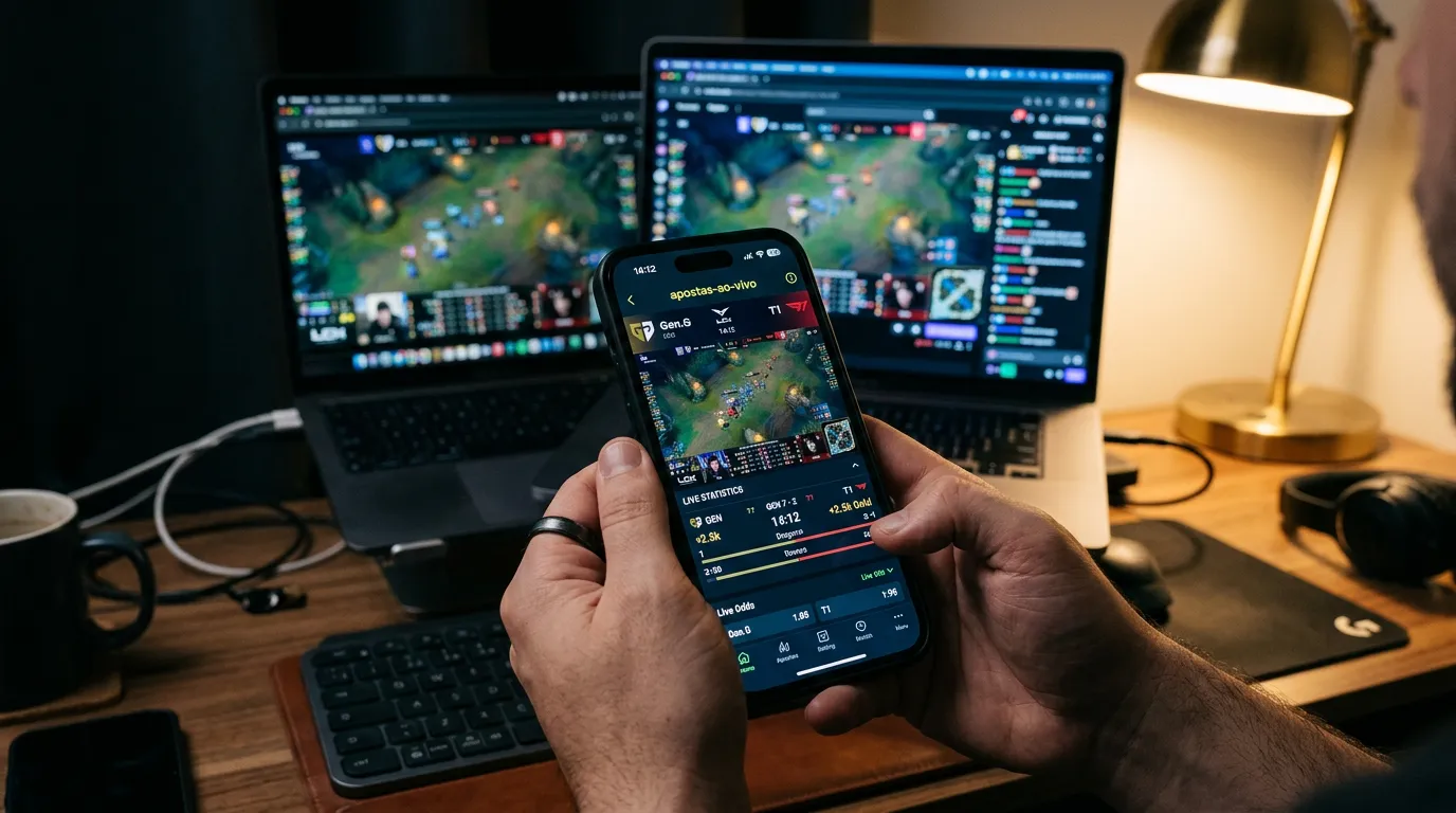 Estratégias para apostas ao vivo em League of Legends com leitura de objetivos e gold