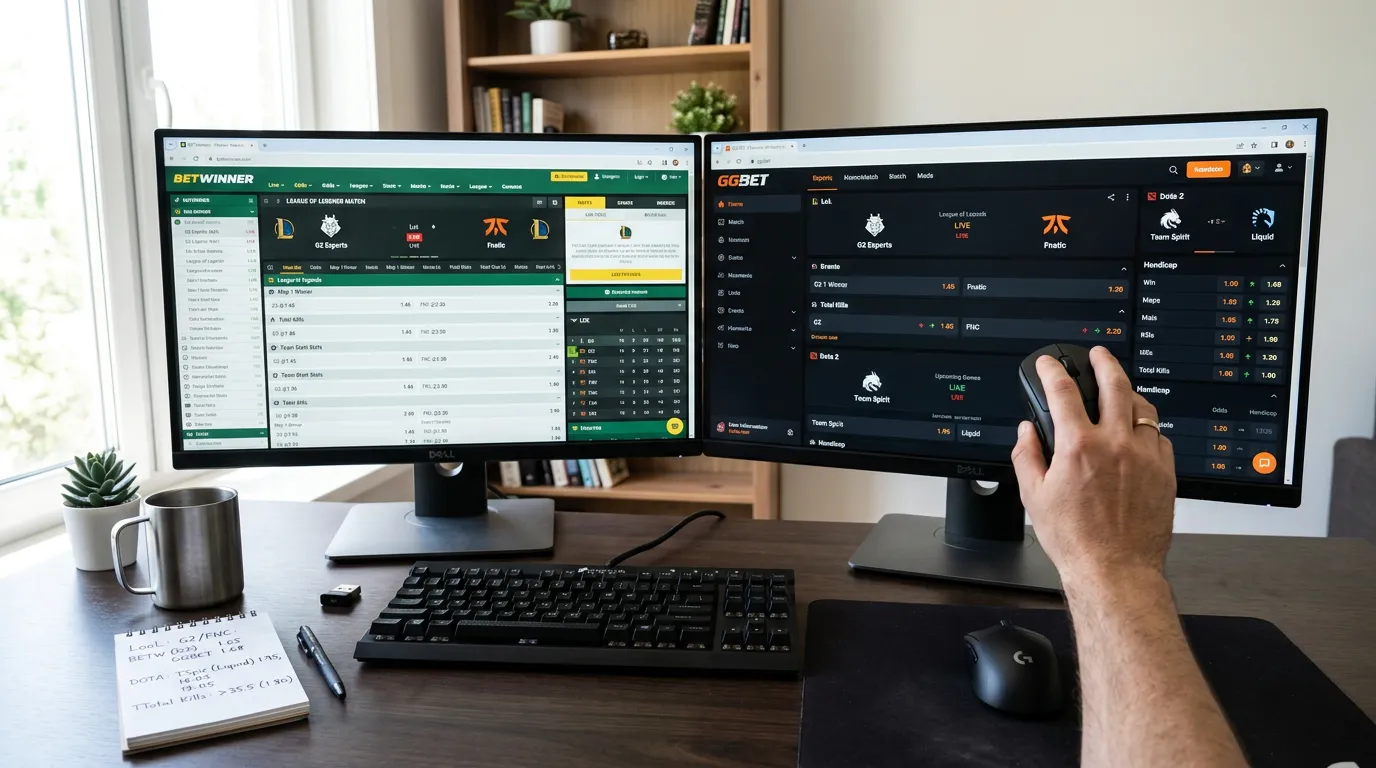 Comparar odds de League of Legends entre diferentes operadores