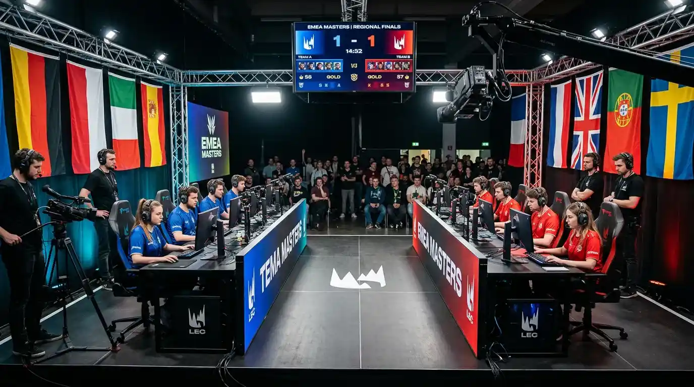 Apostas nos EMEA Masters de League of Legends na liga secundária europeia