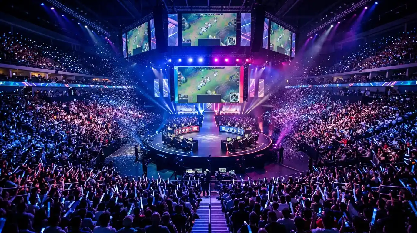 Final do Worlds de League of Legends com milhões de espectadores
